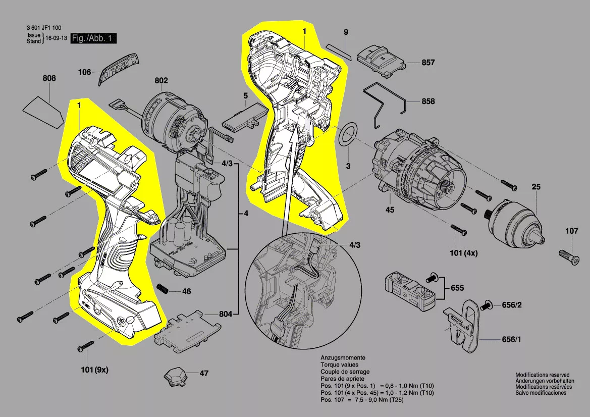 Coquille réf. 2 609 101 550 Bosch